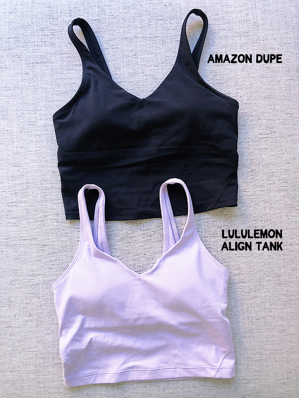 Lululemon align tank dupe?? THATS BIG BUST APPROVED 😱 I want more