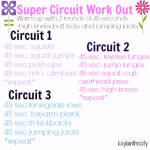 Super Circuit [workout] - Kayla in the City